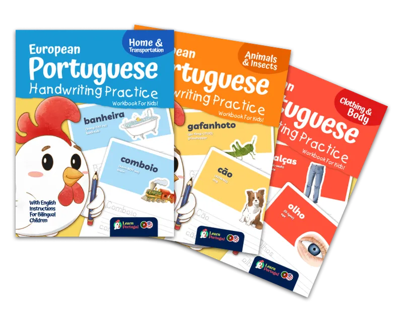 New European Portuguese handwriting practice books coming soon!